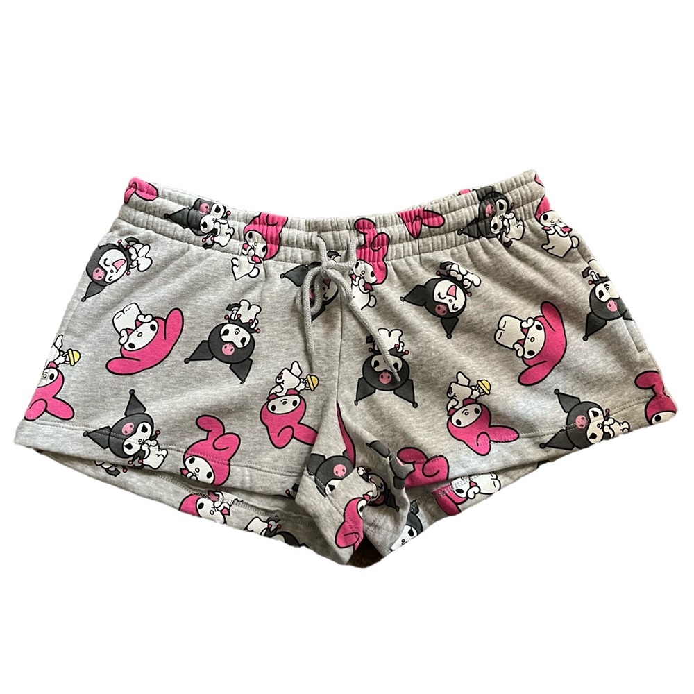 Hello Kitty Kuromi My Melody Gray Lounge Shorts Sz M & XL NWOT Sanrio